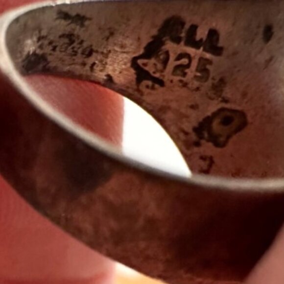 Vintage Mexican Sterling Silver Ring - Picture 5 of 8